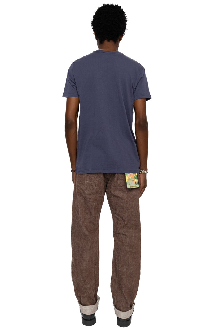 きんごろう Samurai Jeans S0150BRX 15oz Kanoko Brown Denim Regular Straight