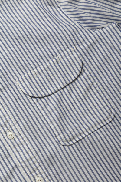 OX Stripe CLIP Shirt - Blue