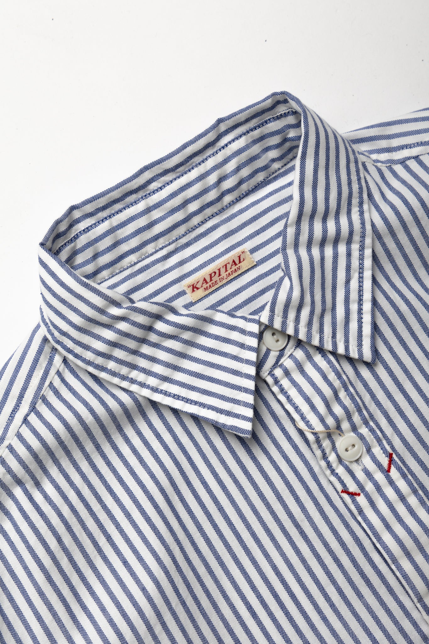 OX Stripe CLIP Shirt - Blue