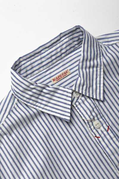 OX Stripe CLIP Shirt - Blue