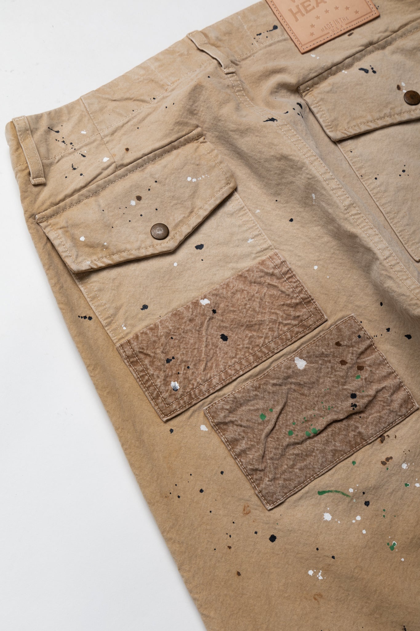 Twill Painted Patchwerk - Beige