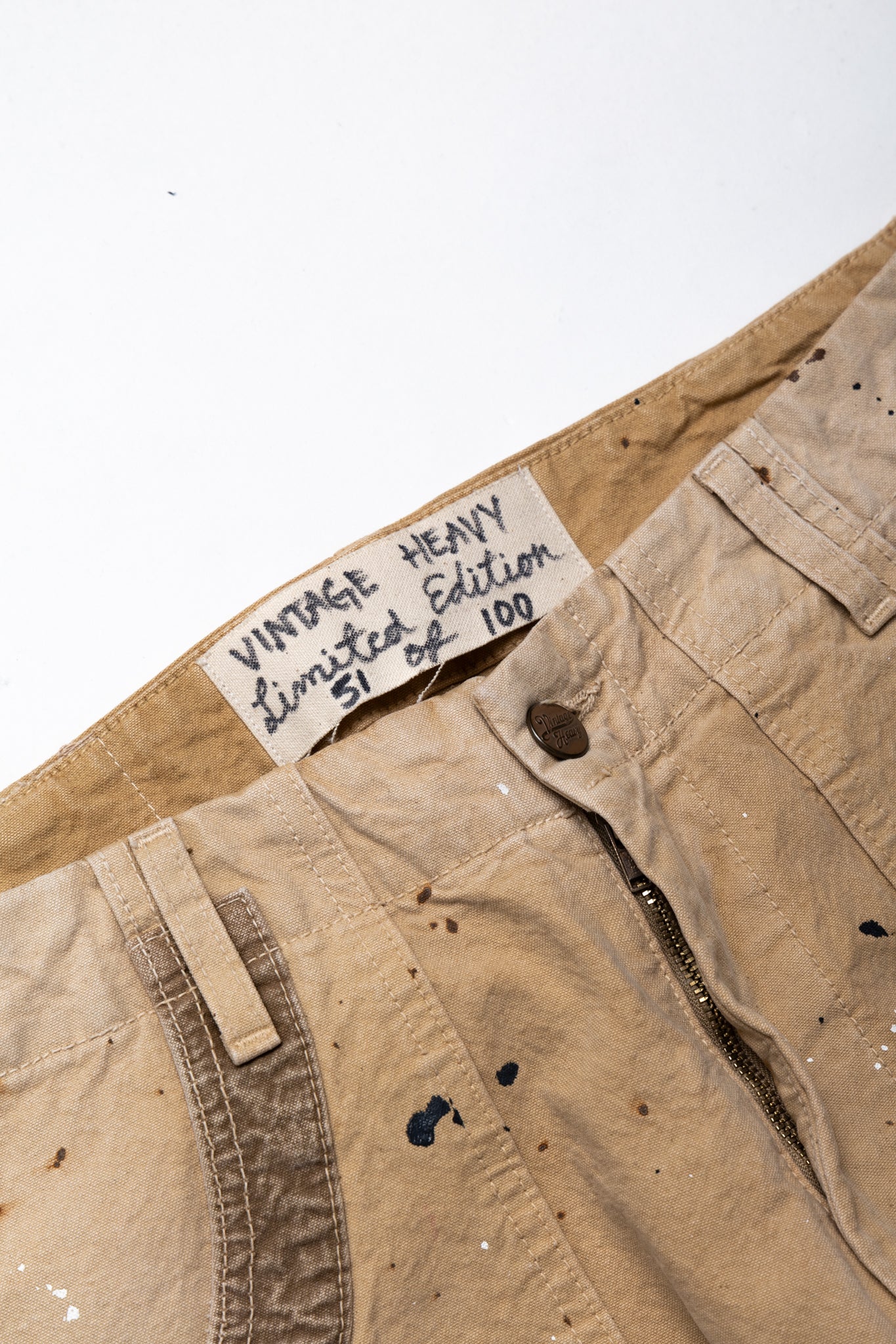 Twill Painted Patchwerk - Beige