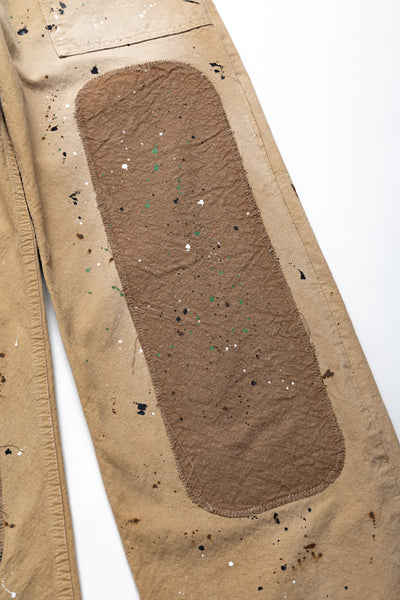 Twill Painted Patchwerk - Beige