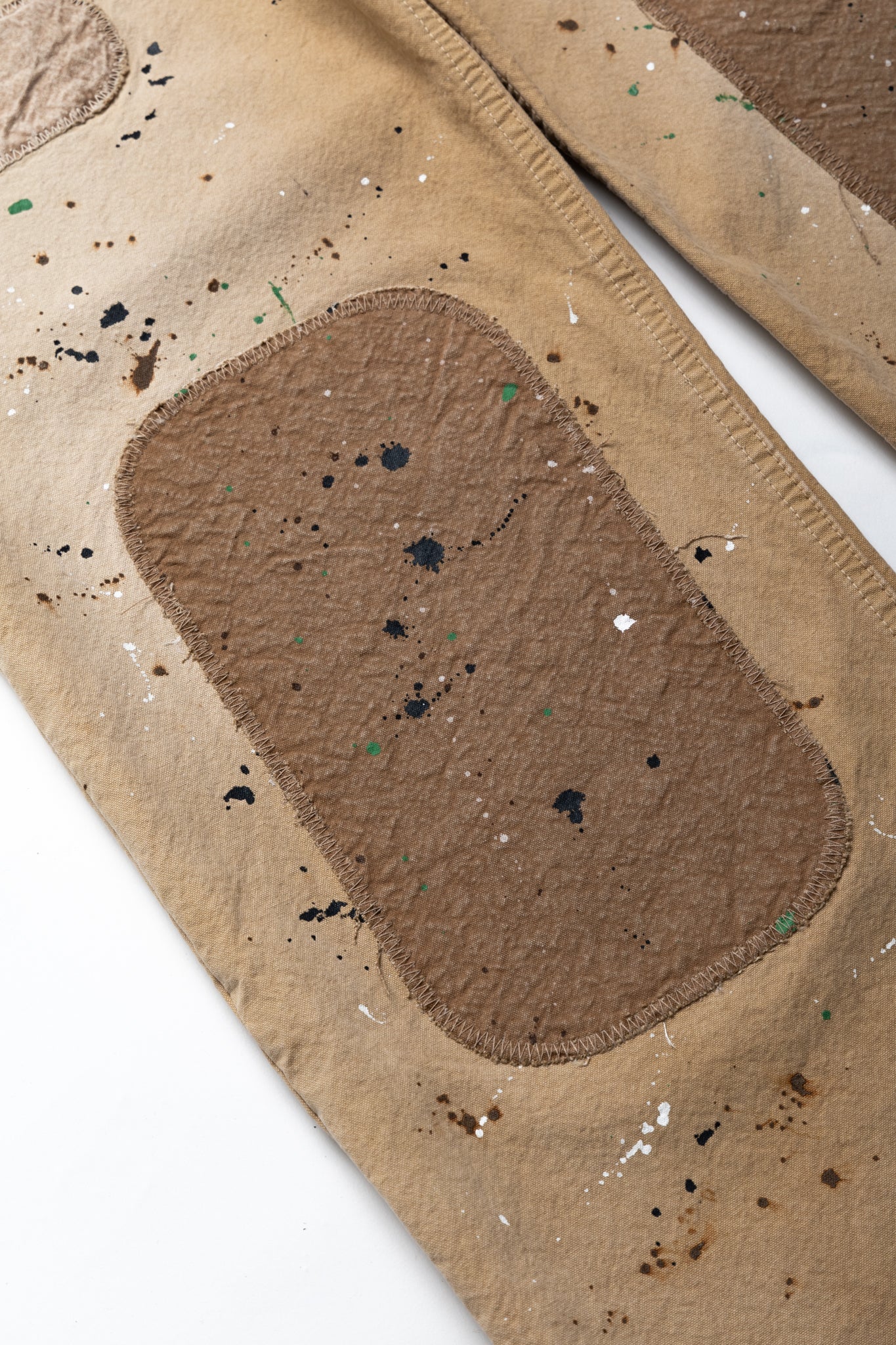 Twill Painted Patchwerk - Beige