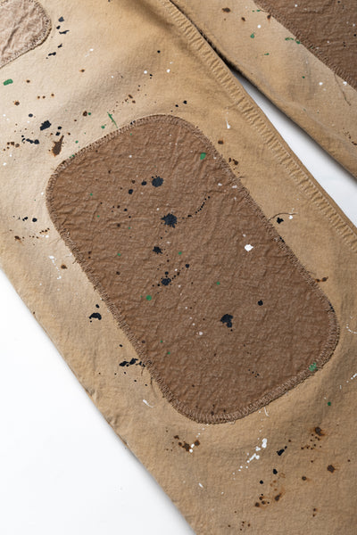 Twill Painted Patchwerk - Beige