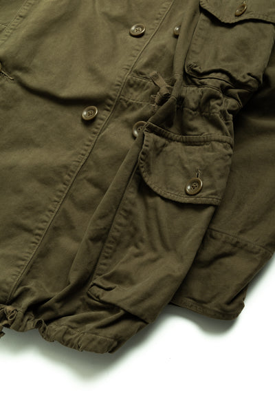 Katsuragi Cotton Ring Coat - Khaki