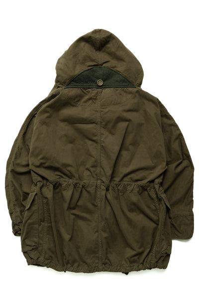 Katsuragi Cotton Ring Coat - Khaki