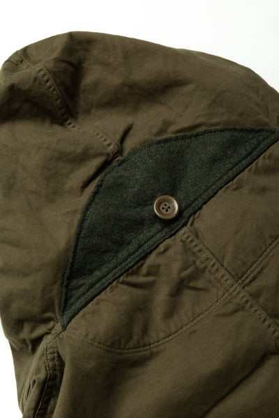 Katsuragi Cotton Ring Coat - Khaki
