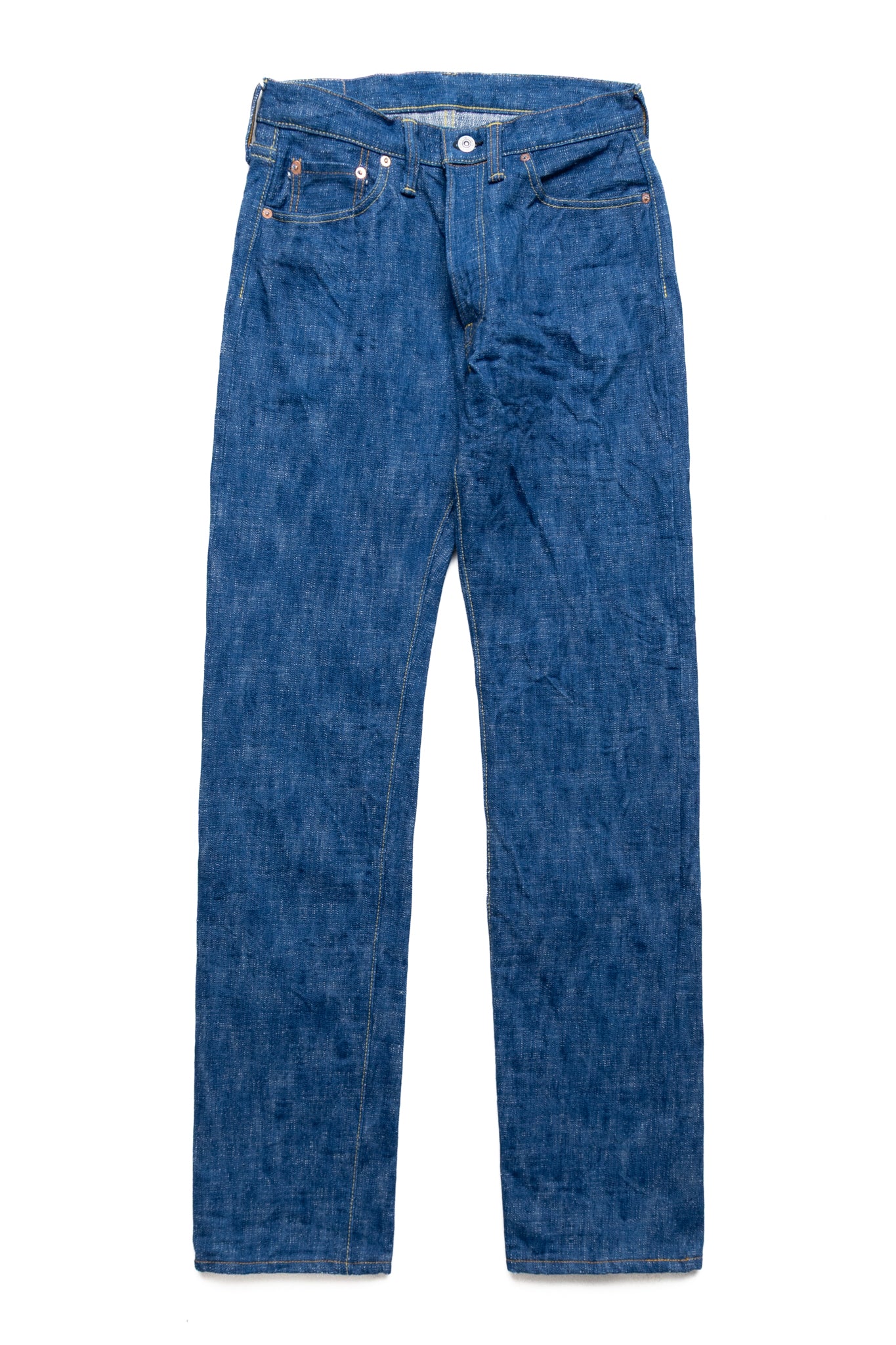 S710XX17oz-SLB "MURAKUMO" 17oz Slub Mid Rise Slim Straight