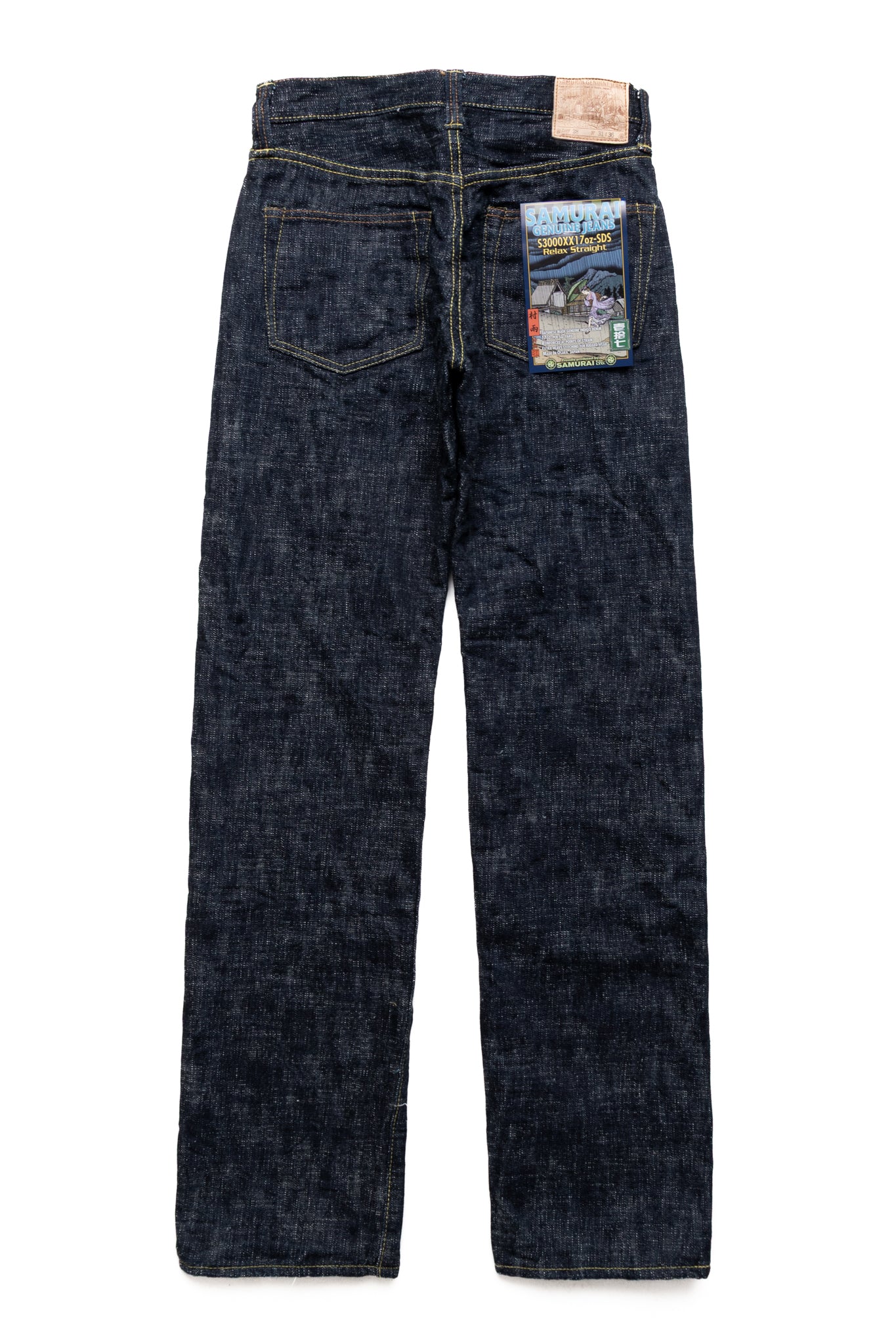 "MURASAME" S3000XX17oz-SDS 17oz Slub High Rise Relax Straight Fit
