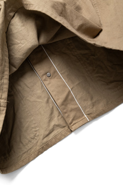 03501-SVC-KHB 9.5oz Selvedge Chino Coverall - Khaki Beige