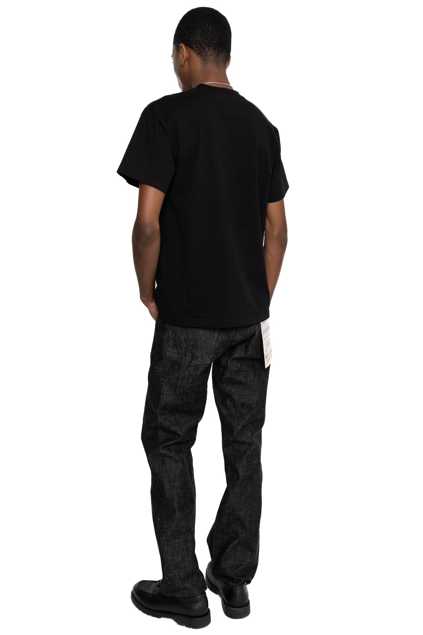 1101BK Straight Black Selvedge Denim