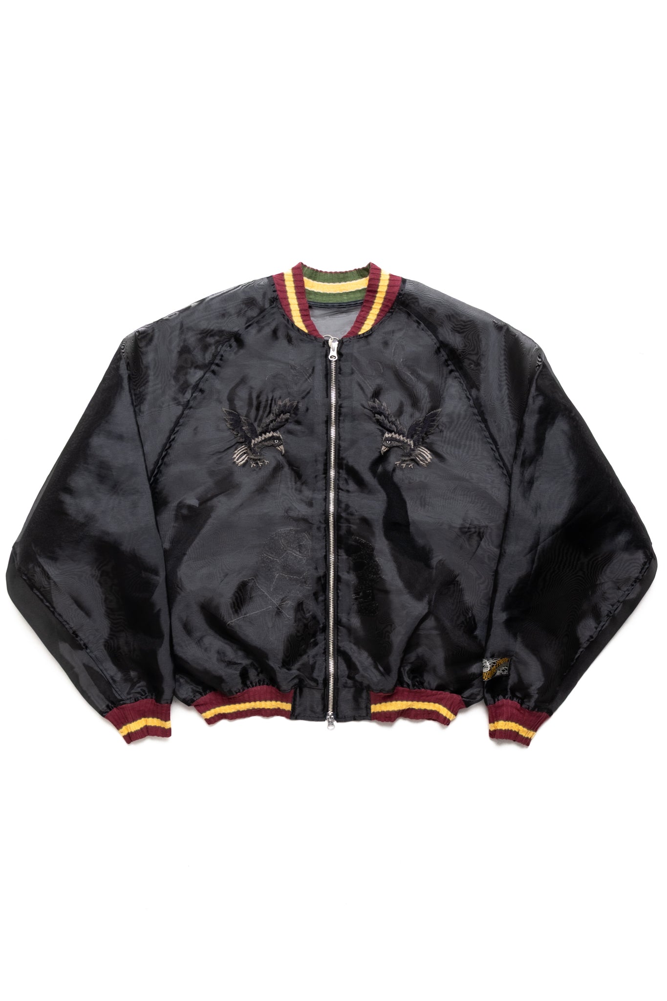 Sheer Pearl Mosquito Guard Souvenir JKT (RAVEN & SKULL) - Black