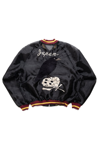 Sheer Pearl Mosquito Guard Souvenir JKT (RAVEN & SKULL) - Black