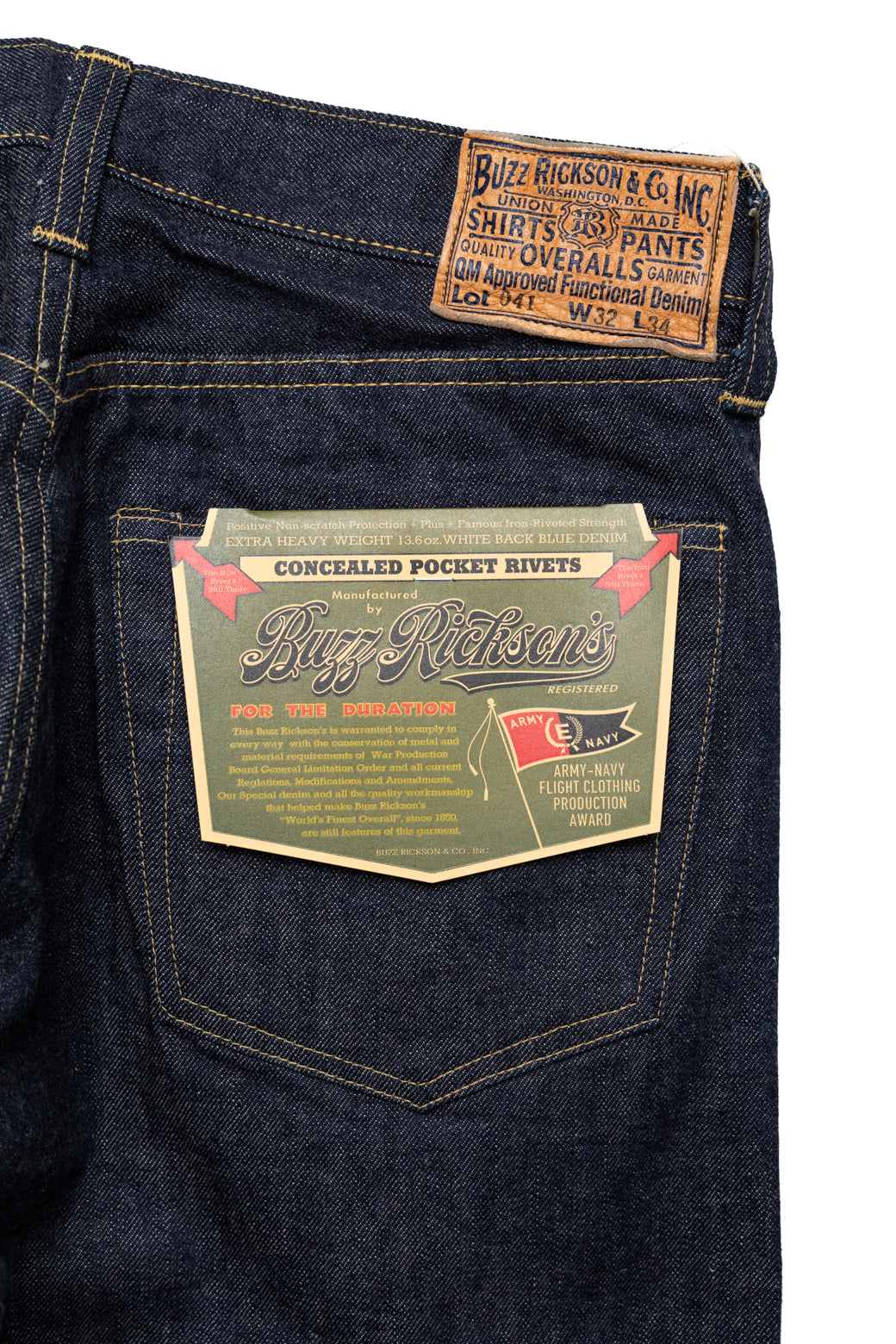 Buzz Rickson's WWll Waist Overalls – BLUE IN GREEN SOHO