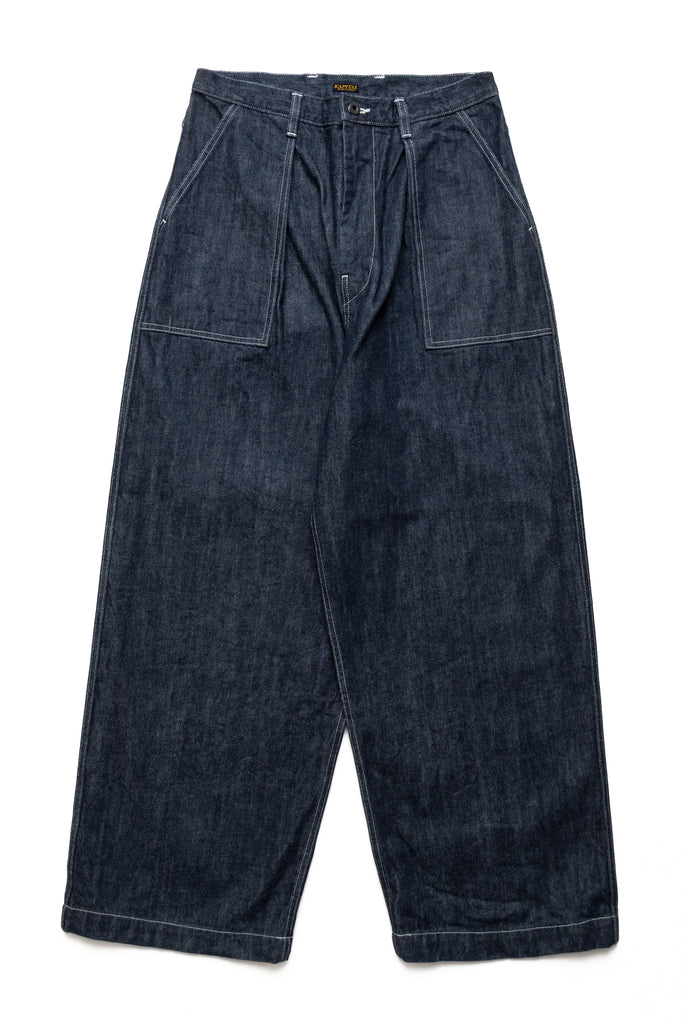 Kapital 11.5oz denim sarouel nouvelle pants - Indigo