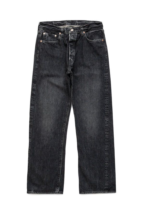 Sugar Cane 14.25oz Black Denim 1947 Model - Hard Wash – BLUE IN