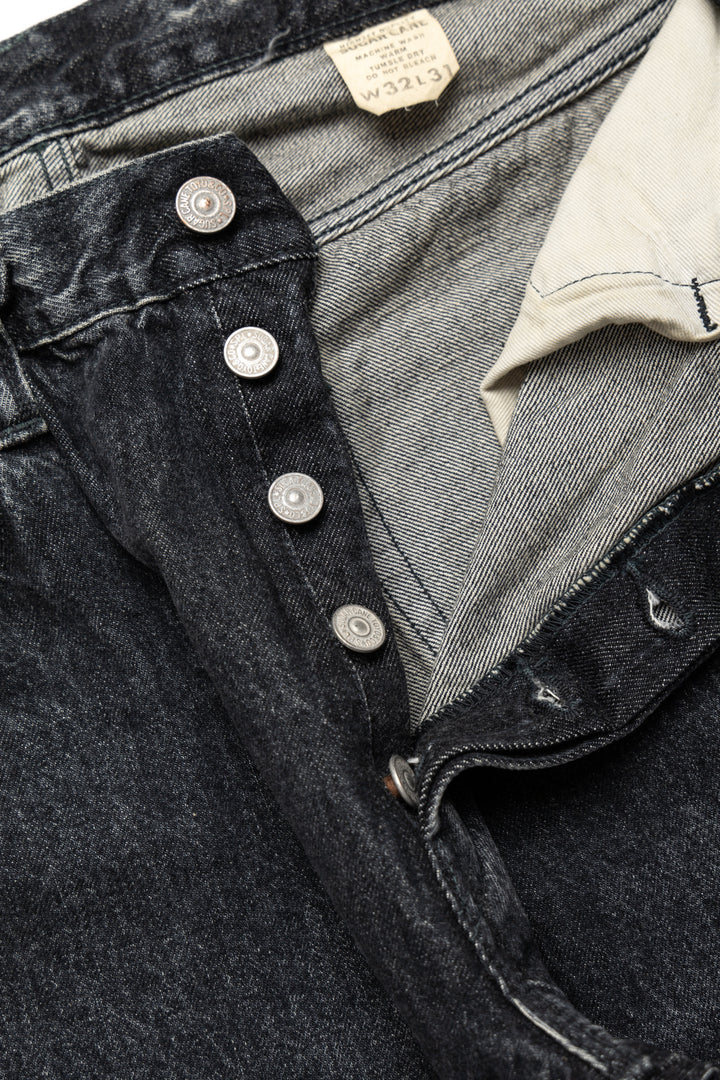 Sugar Cane 14.25oz Black Denim 1947 Model - Hard Wash – BLUE IN