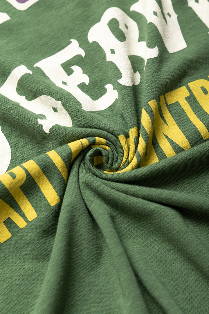 Kapital - 18.5/- Jersey HUGE-T (DENIM REPAIR) - Green – BLUE IN