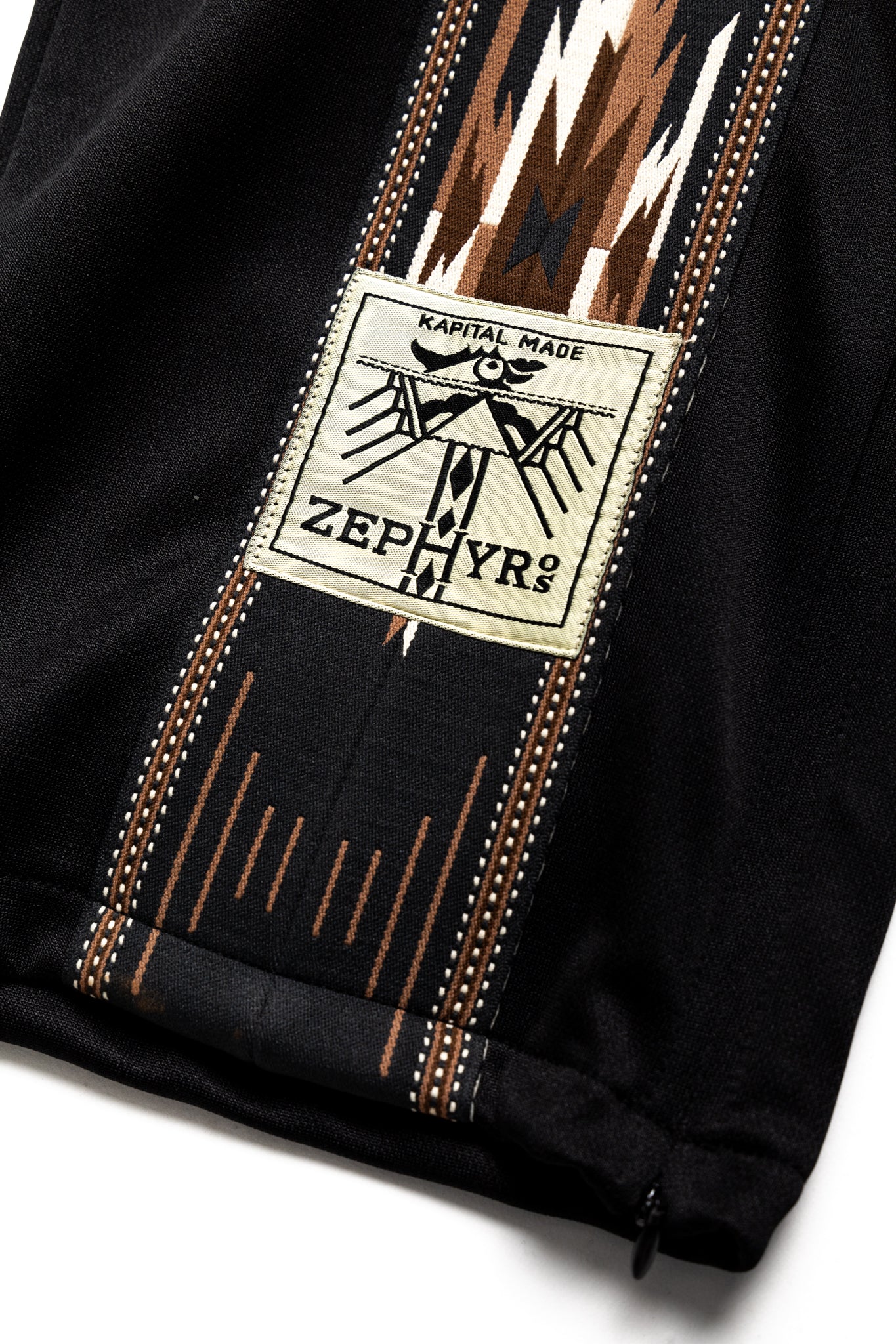 Smooth Jersey KOCHI & ZEPHYR Straight Pants (Front Line) - Black
