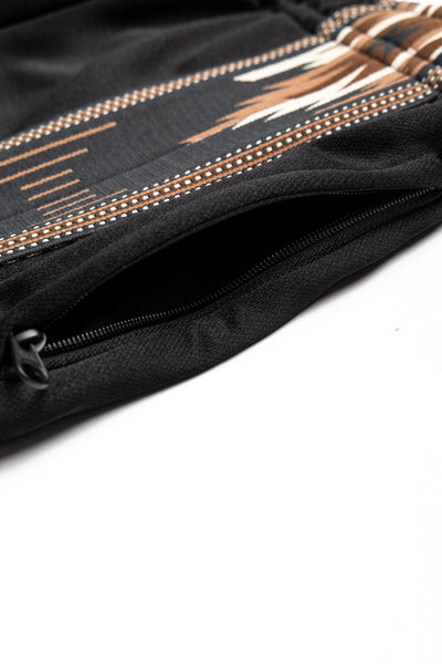 Smooth Jersey KOCHI & ZEPHYR Straight Pants (Front Line) - Black