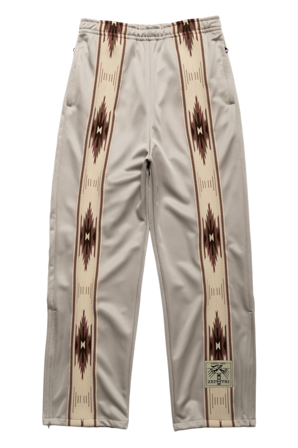 Smooth Jersey KOCHI & ZEPHYR Straight Pants (Front Line) - Beige