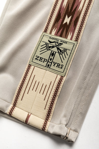 Smooth Jersey KOCHI & ZEPHYR Straight Pants (Front Line) - Beige