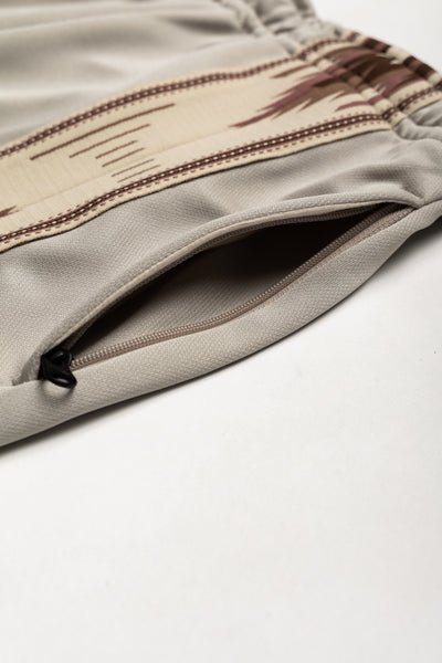 Smooth Jersey KOCHI & ZEPHYR Straight Pants (Front Line) - Beige