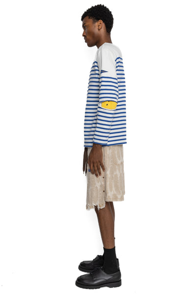 12oz MAGPIE Denim W-Knee EASY Shorts