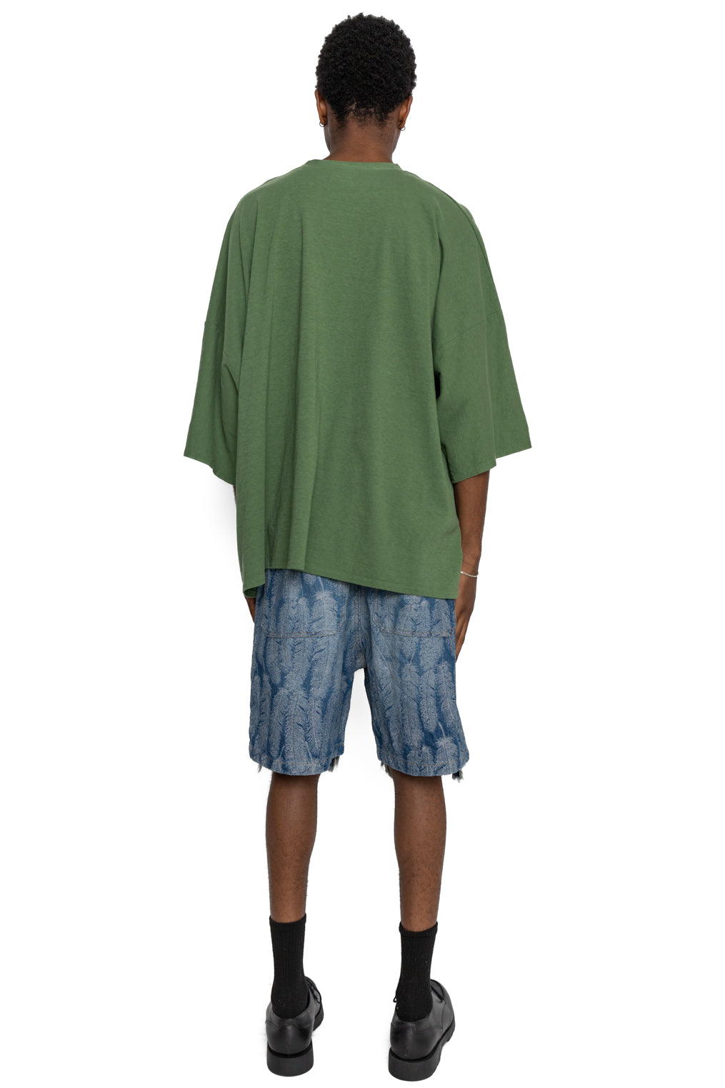 18.5/- Jersey HUGE-T (DENIM REPAIR) - Green