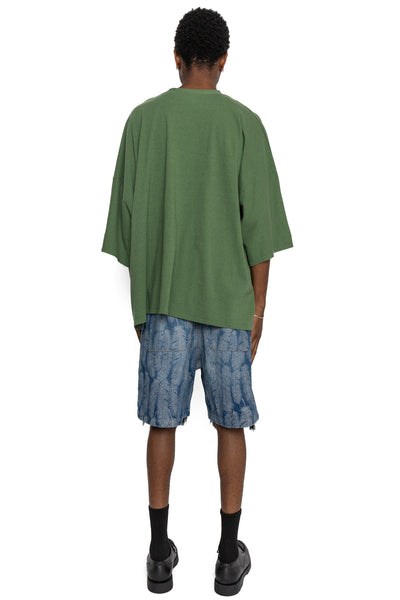 18.5/- Jersey HUGE-T (DENIM REPAIR) - Green