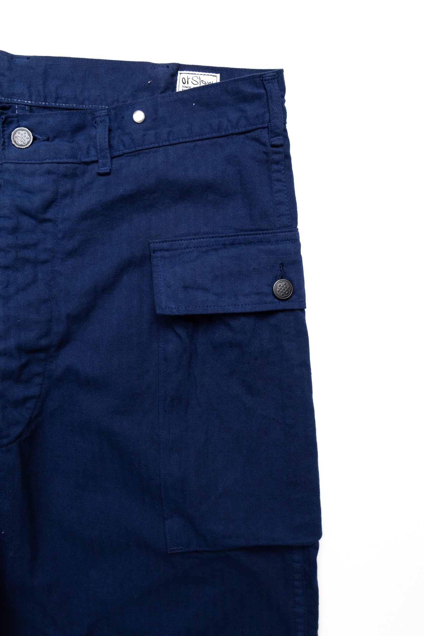 2 Pocket Cargo Pants Blue in Green Exclusive - Blue