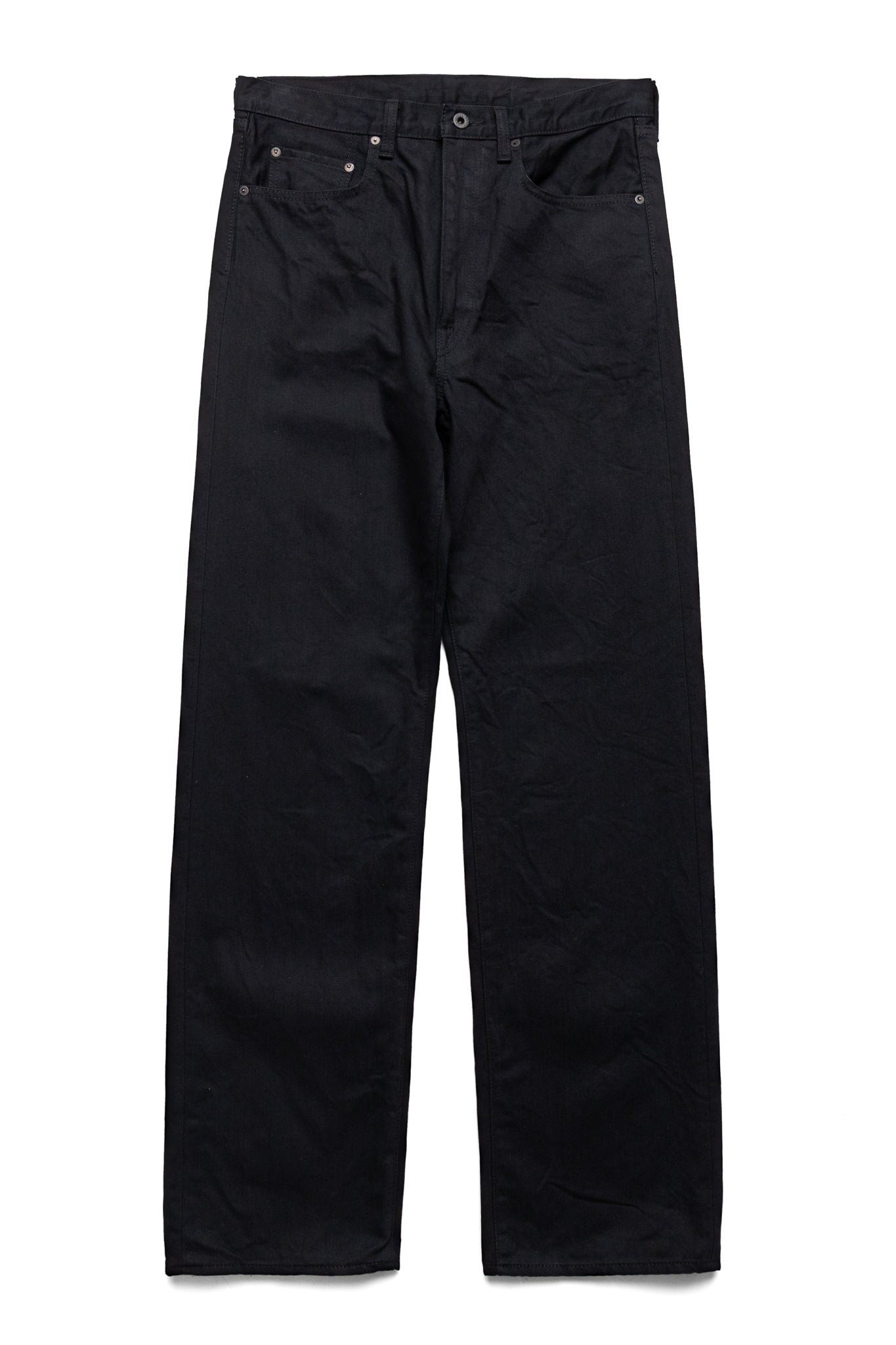 Kapital 14oz BLKxBLK Denim 5P MONKEY TH (ZIP Ver.) – BLUE IN GREEN