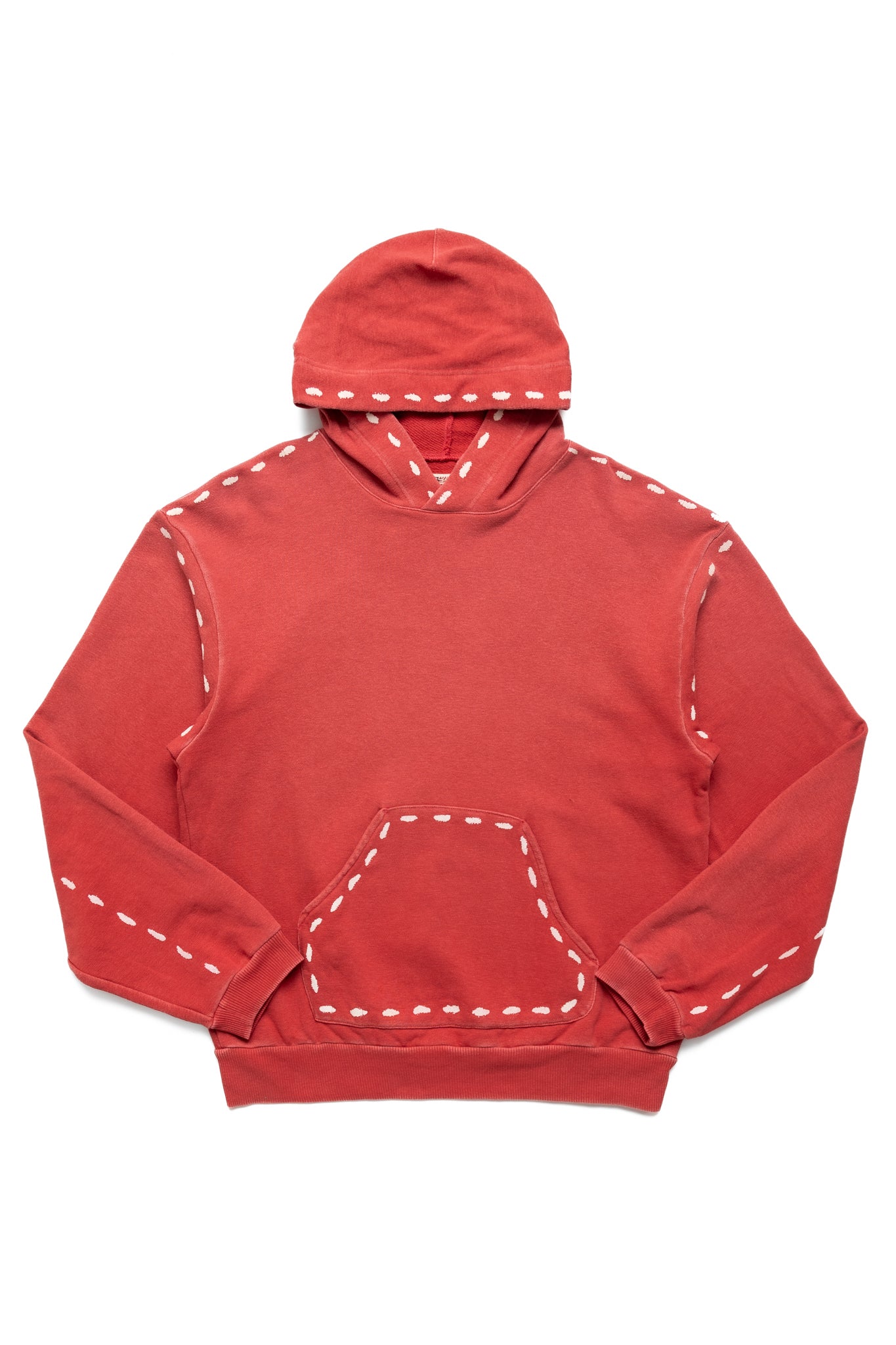 SWT Knit MARIONETTE Hoodie - Faded Red