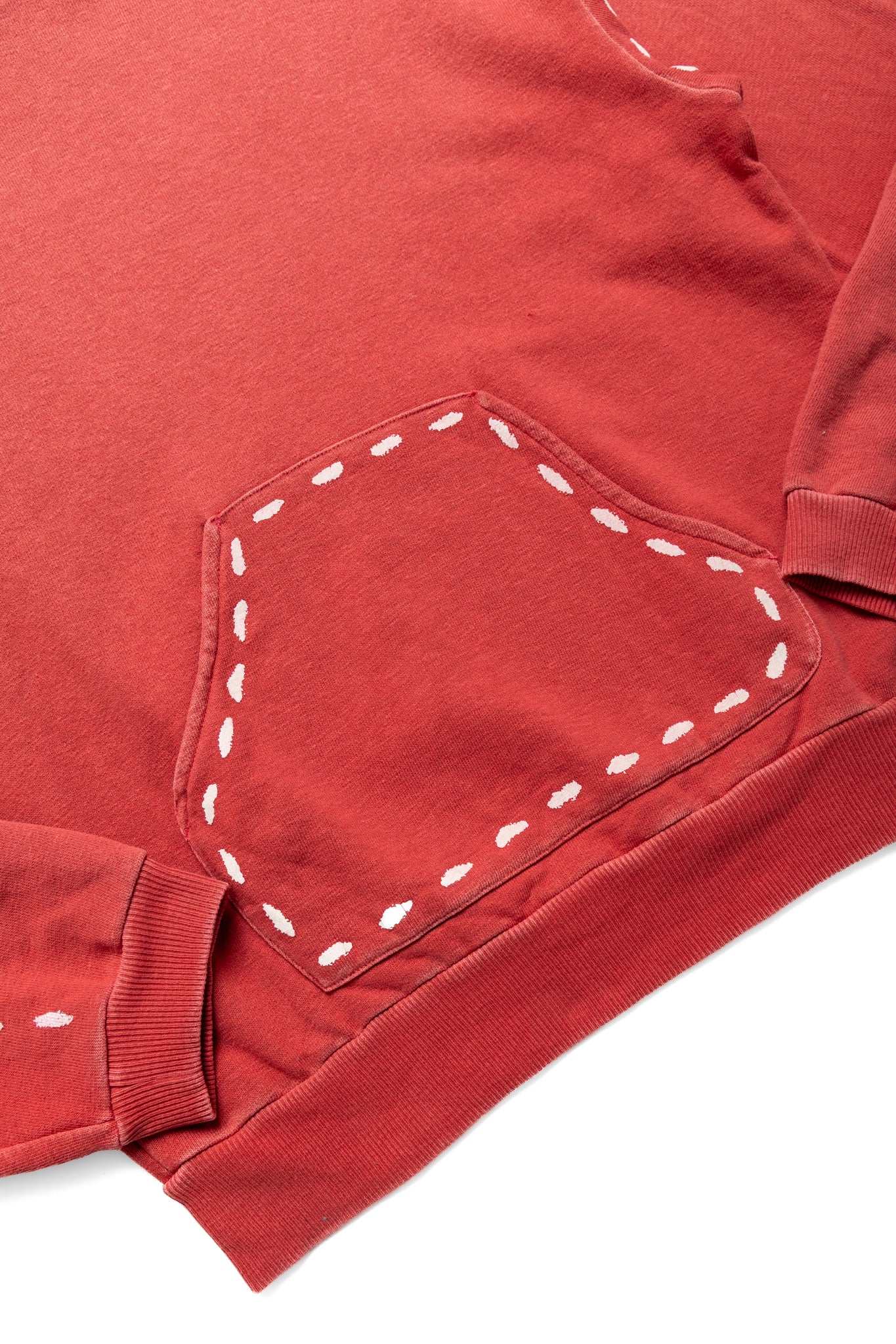 SWT Knit MARIONETTE Hoodie - Faded Red