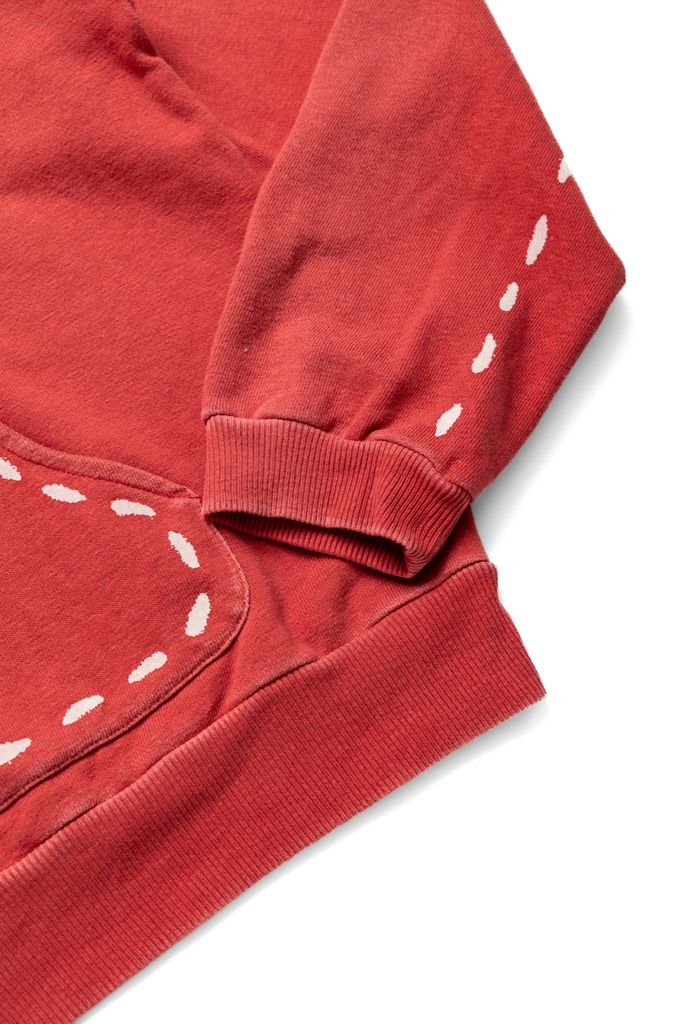 SWT Knit MARIONETTE Hoodie - Faded Red