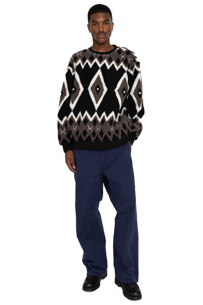 Crew Boa Jacquard - Black
