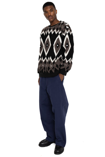 Crew Boa Jacquard - Black