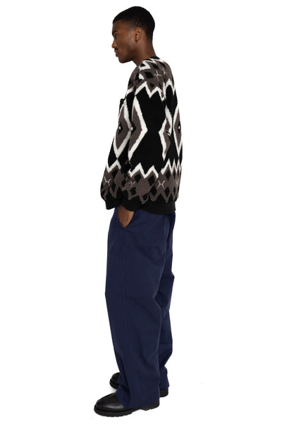 Crew Boa Jacquard - Black