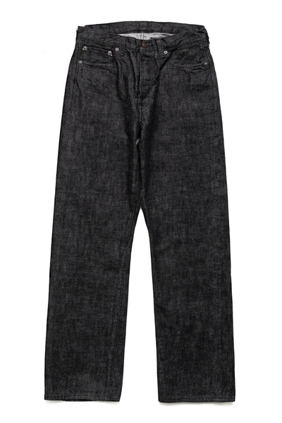 1101BK Straight Black Selvedge Denim