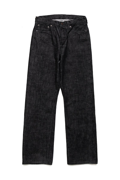 1101BK Straight Black Selvedge Denim