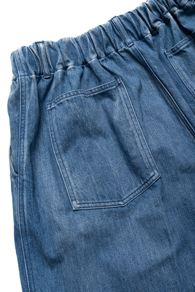 Circular Short Pants Denim - Faded Indigo (Blue in Green Exclusive)