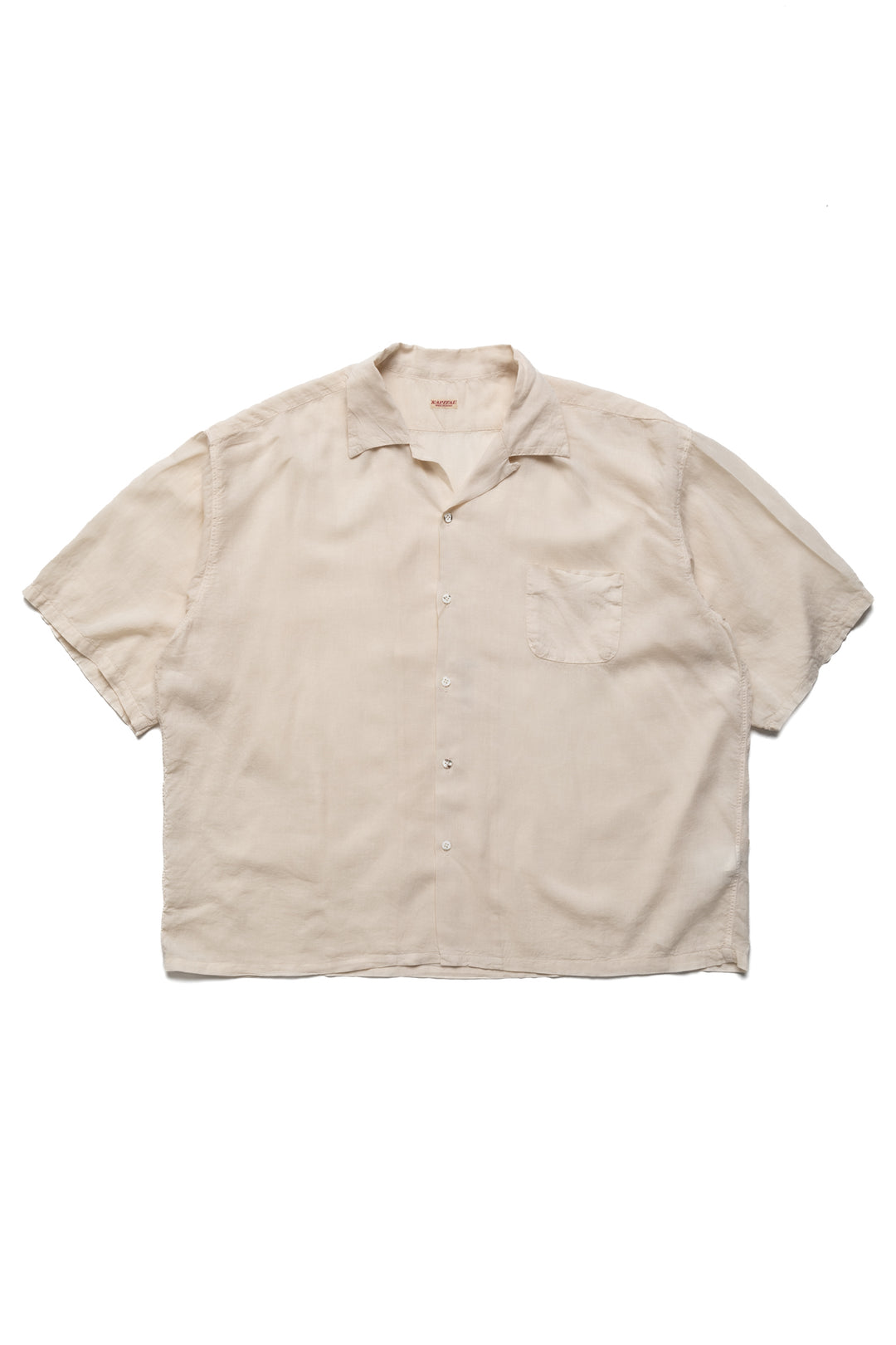 【MODERNIF】Late Linen Open Collar Knit Lark Tie-Front Linen Sweater