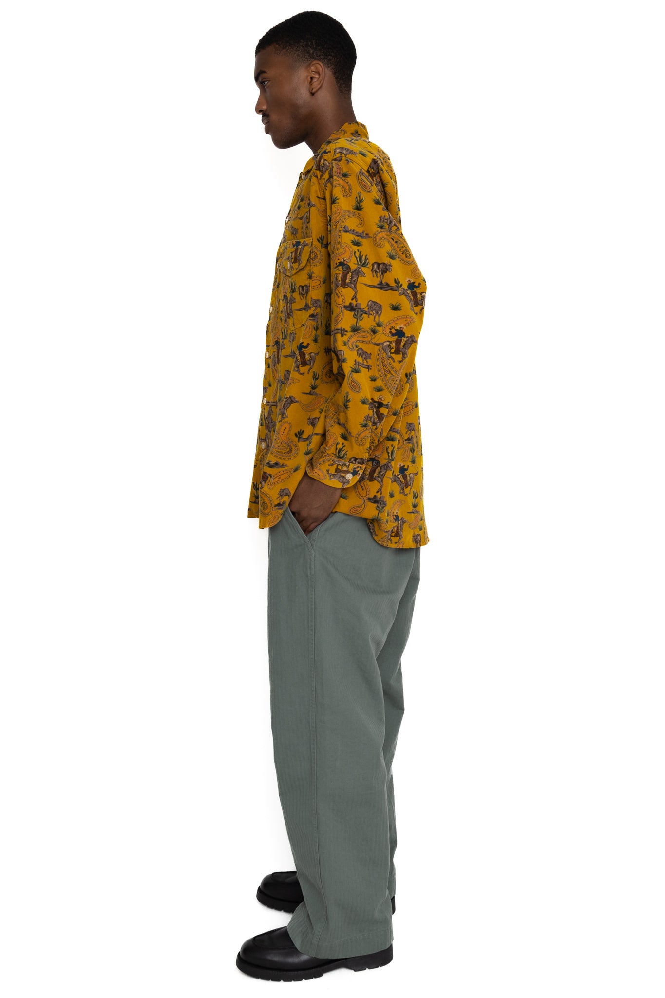 WORK Classic Fit Cowboy Print - Yellow