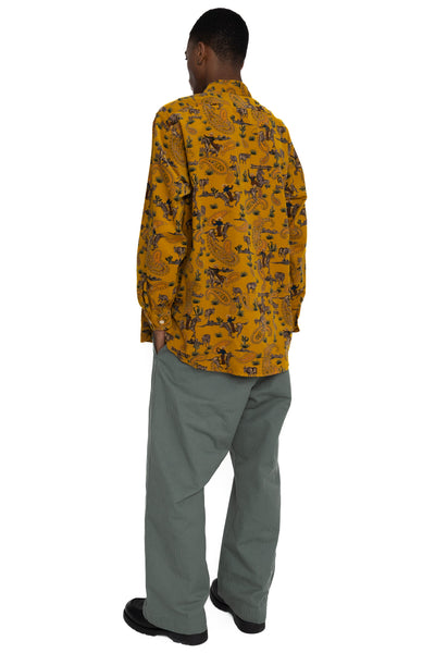 WORK Classic Fit Cowboy Print - Yellow