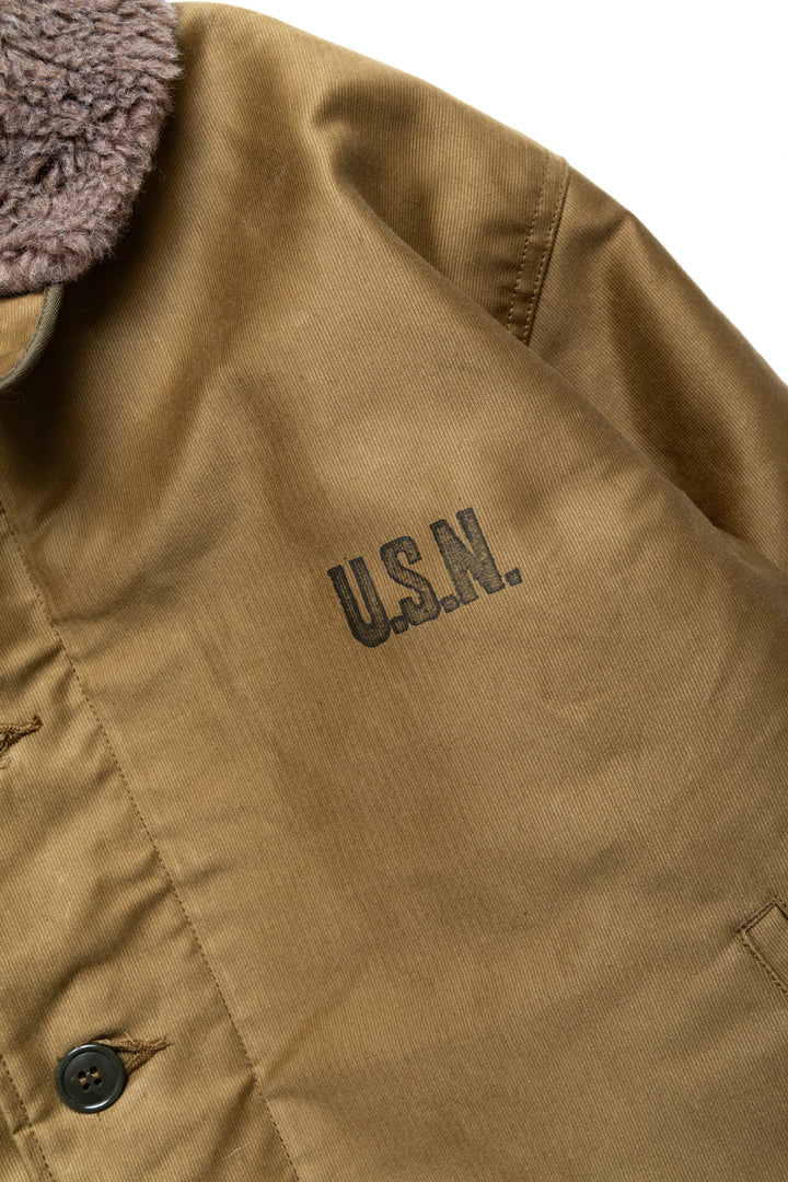 Buzz Rickson's Type N-1 Khaki “NAVY DEPARTMENT DEMOTEX-ED” – BLUE