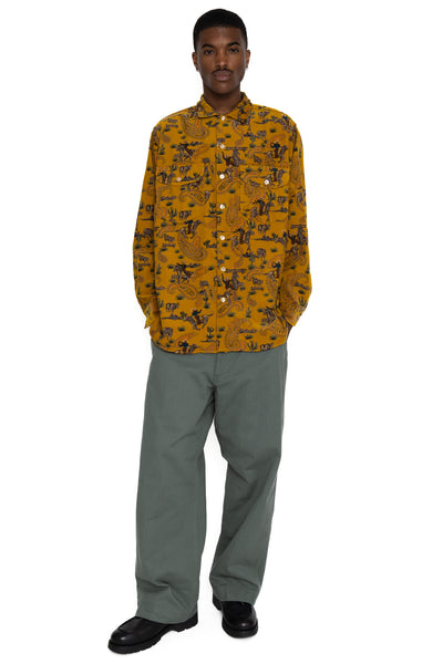 WORK Classic Fit Cowboy Print - Yellow