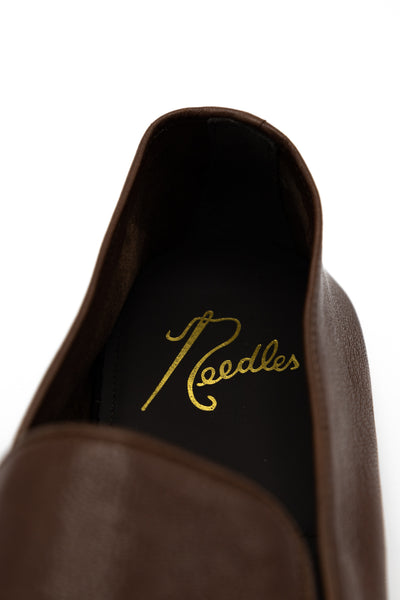 Tassel Bit Unlined Slip-On - Brown