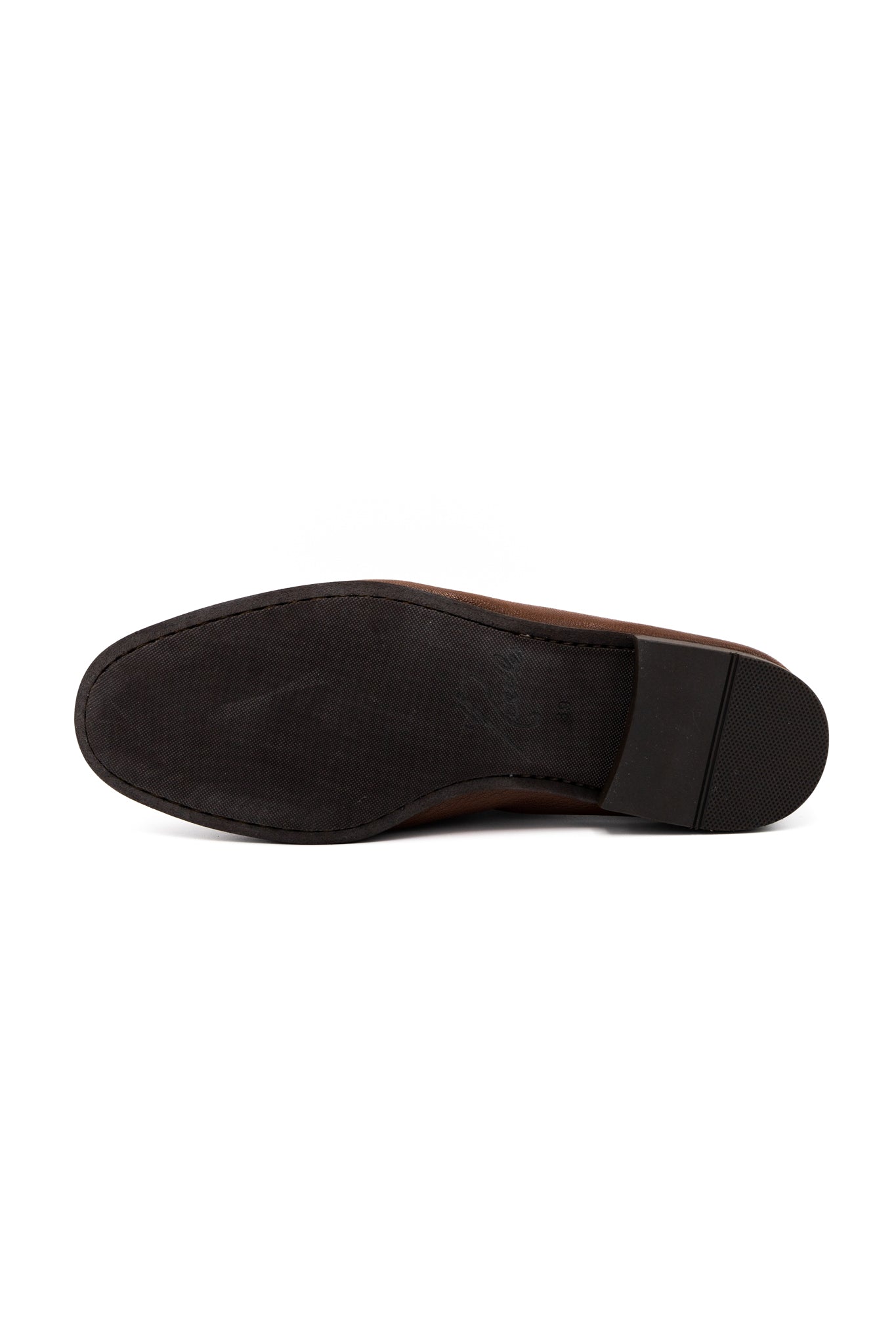 Tassel Bit Unlined Slip-On - Brown