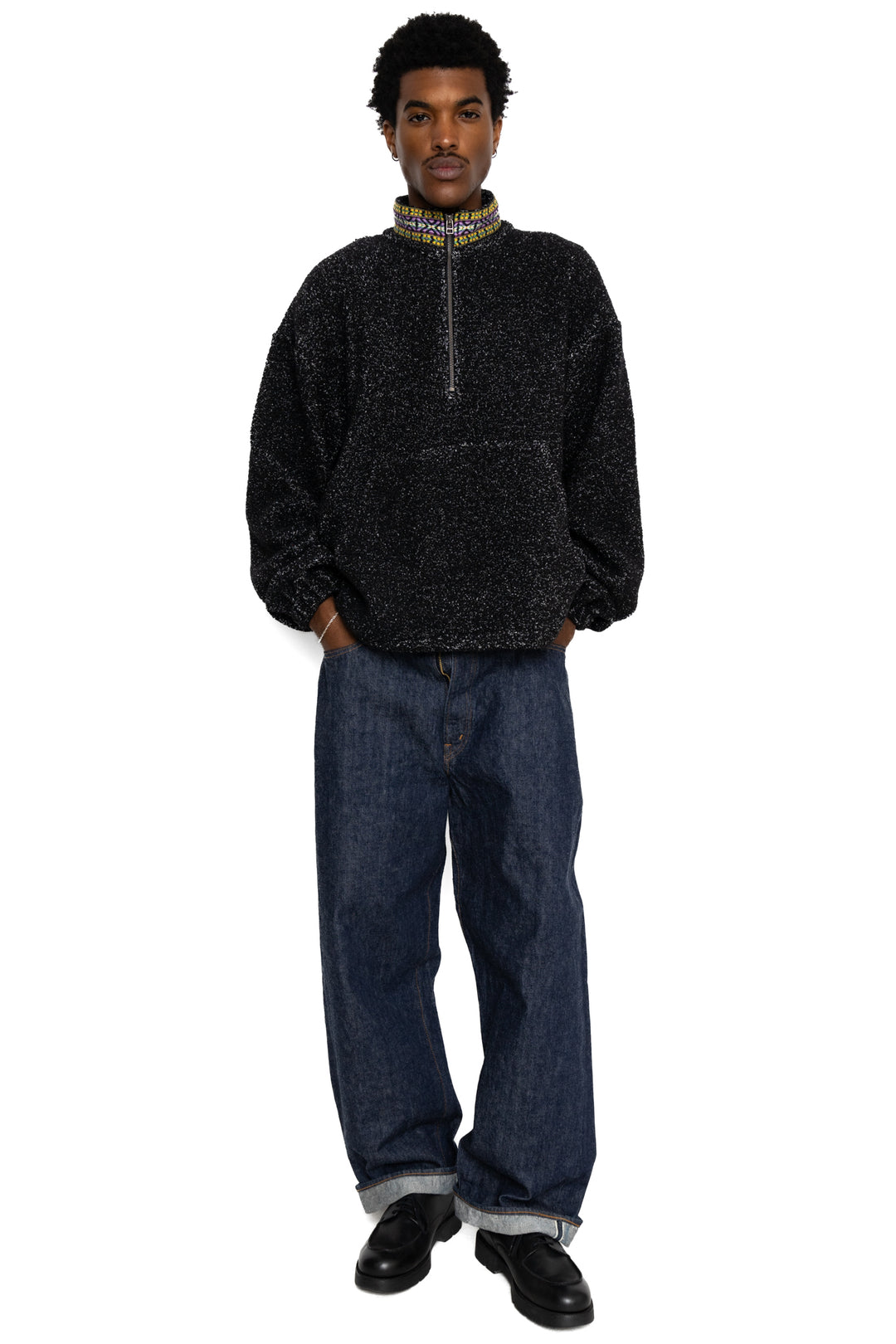 OrSlow Super Dad Jeans 66 Standard Denim - One Wash (Blue in Green